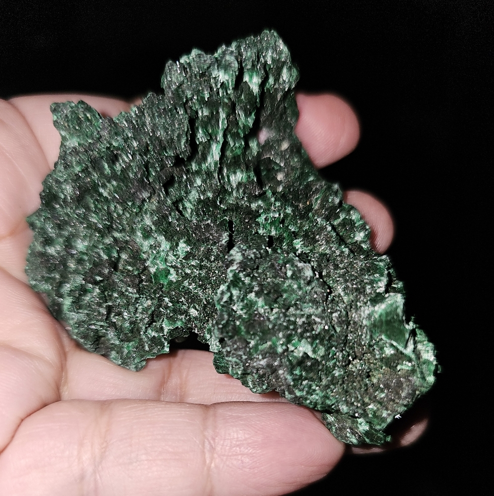 65.2x56.4mm, Velvet Malachite Speciman, 81 grams, New!